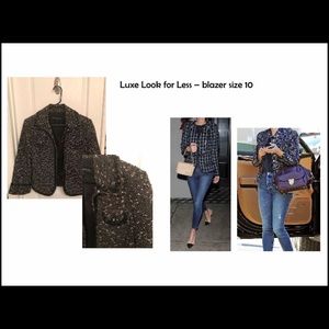 Size 10 Donna Degnan Black & White jacket